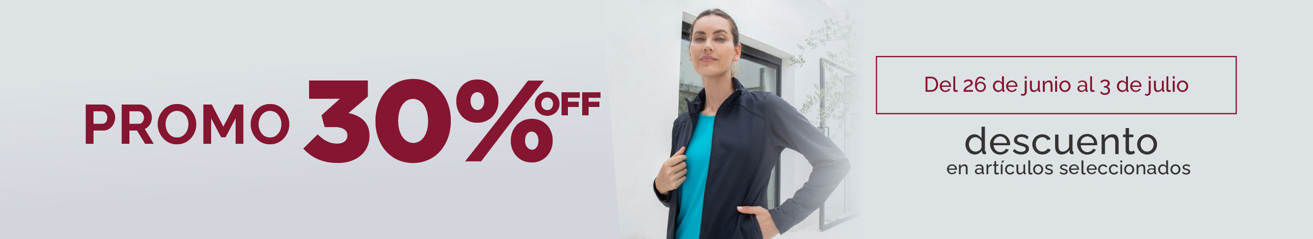 junio 30% off
