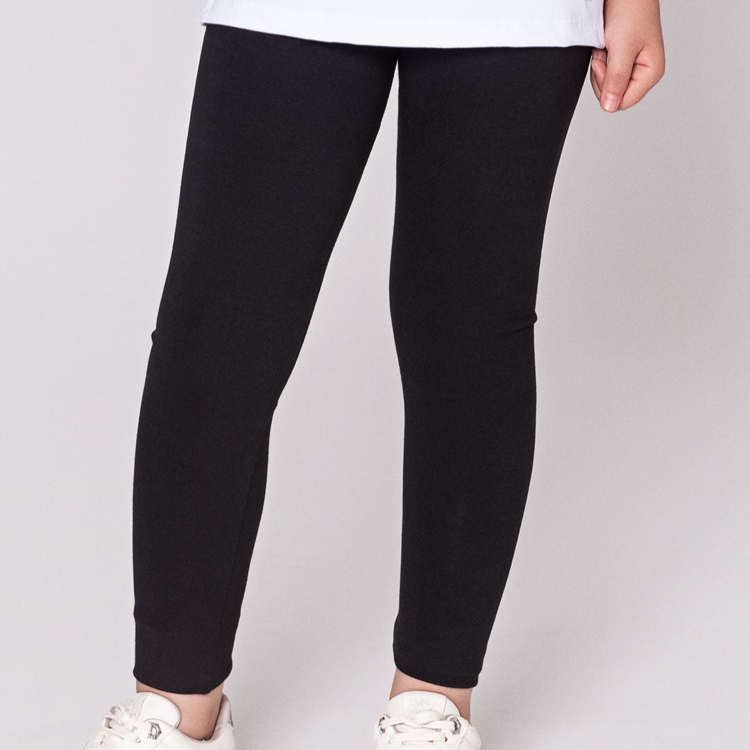 PITILLO PARA NIÑAS DE LYCRA DE ALGODÓN CON PRETINA ANCHA