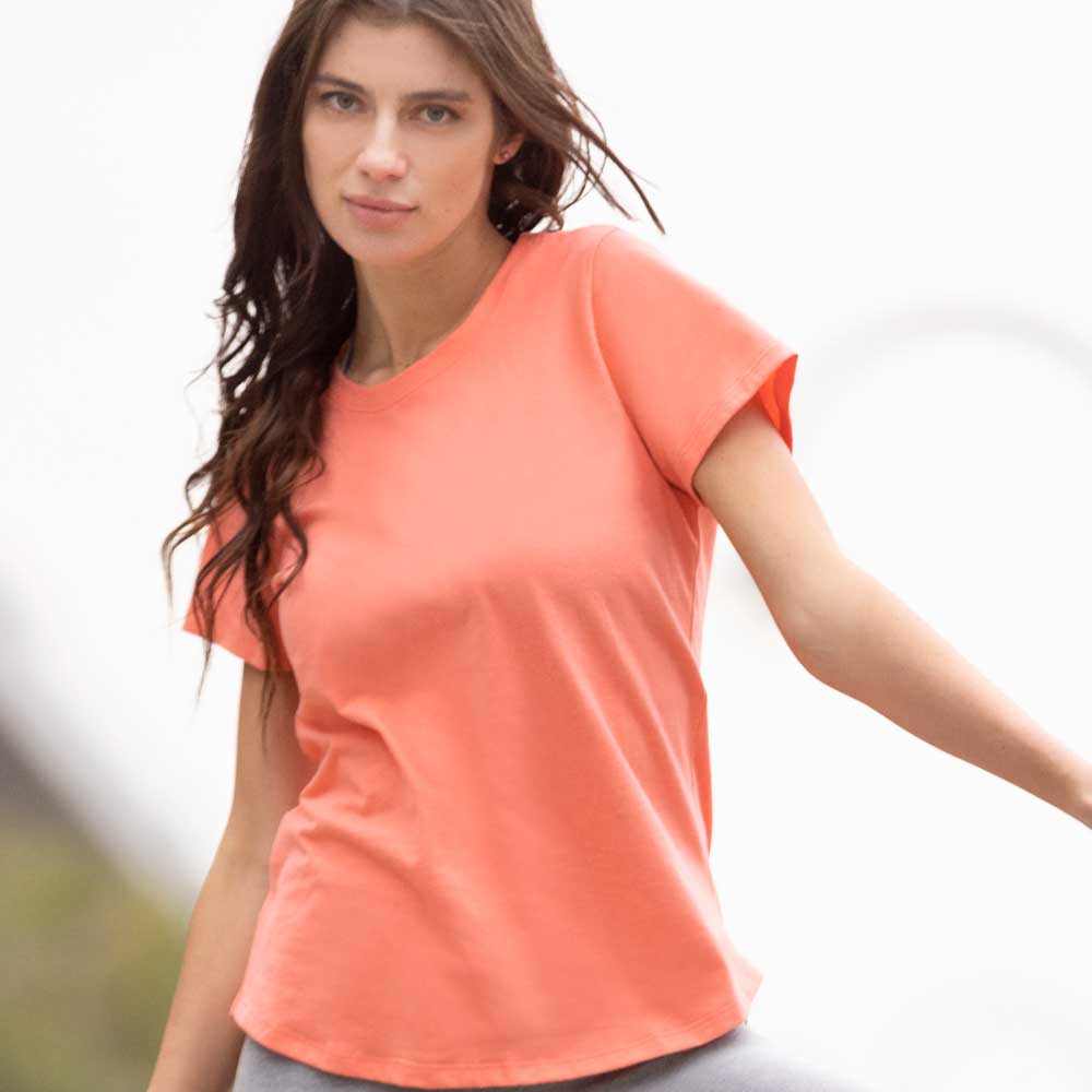 REMERA BÁSICA DE JERSEY DE ALGODÓN